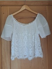 LADIES WHITE MOULINETTE SOEURS