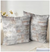2x Soft Plush Cushion Covers