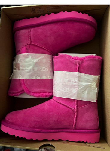 Ugg girls pink boots bailey - ,