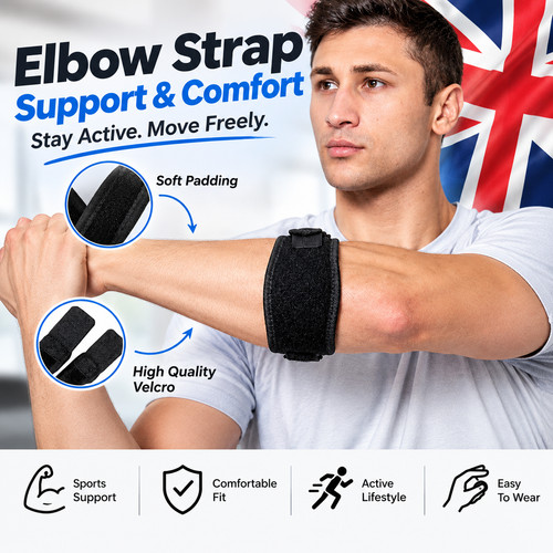 Tennis elbow support strap - support,