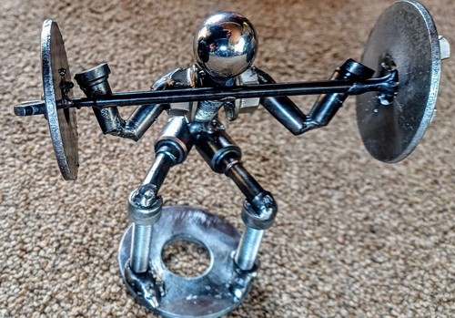 Scrap metal art gym sculptures - metal,