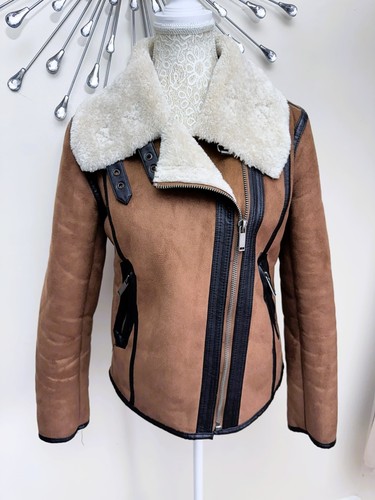 Primark faux suede shearling - suede,