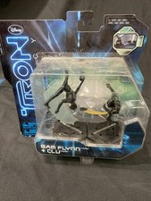 Tron Legacy Sam Flynn & Clu Figure Set 2010 Disney Release - (8311)