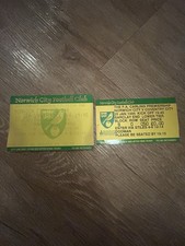 Norwich City Tickets 1990s