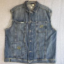 ROCAWEAR Denim Jean Vest 2XL
