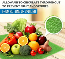 2 X Fridge Liner Mats Stay Fresh Food Saver Salad Drawer Kitchen Washable 