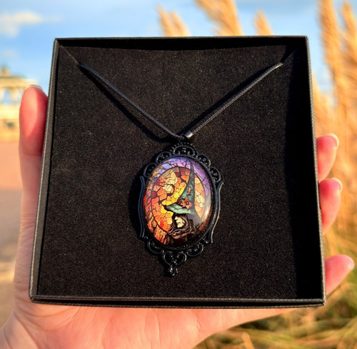 Halloween necklace with - halloween,