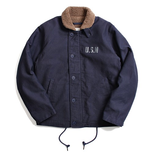 Vintage navy deck jacket - deck,