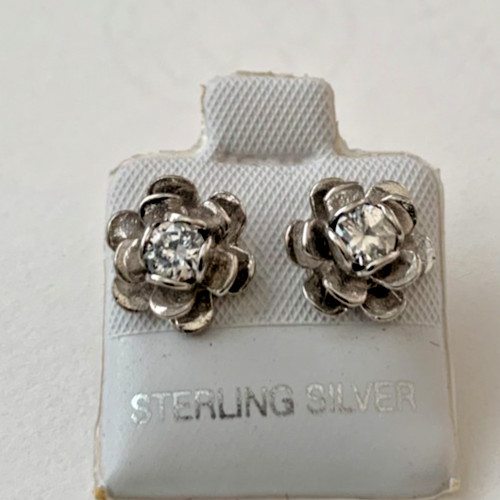 Solid sterling silver rose - sterling,