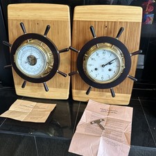 1970S German Ships Wheel Clock