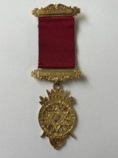 Silver Hallmarked Cottown Royal Arch Chapter 430 Irish Masonic Jewel Medal.