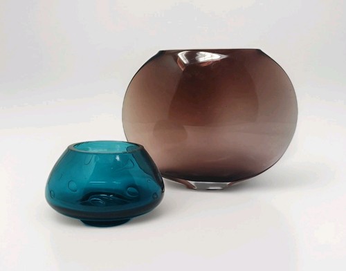 Vintage art glass vases - vintage,