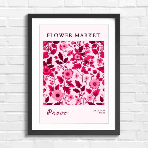 Floral market botanical - market,