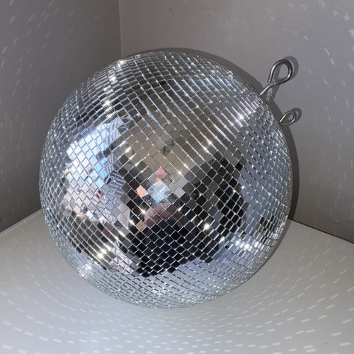 Silver mirror ball disco - mirror,