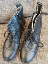 New Girls Zara Black Ankle Boots EU 35