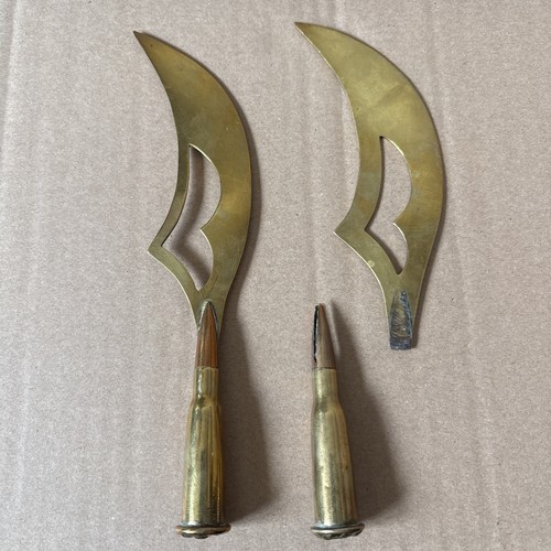 Trench art letter - art, opener
