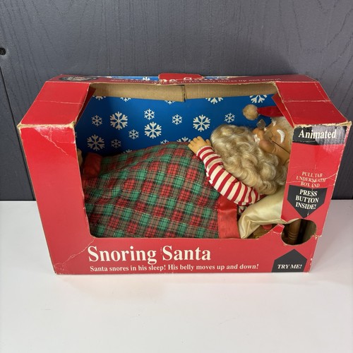 Vintage gemmy snoring santa - vintage,