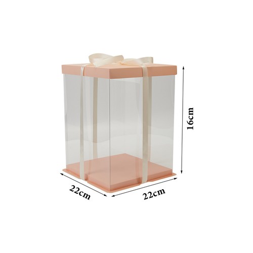 Clear pvc gift boxes - clear,
