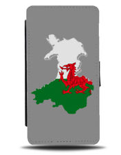 Welsh Flag Flip Phone Case Wallet Wales St David Davids Design Dragon Land 554