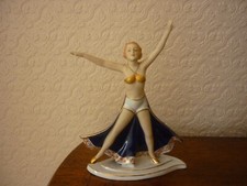 Royal Dux Art Deco Dancing Girl Circa. 1925
