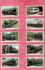 Gallaher: Trains of the World 1937 Full Set 48 Cigarette Cards