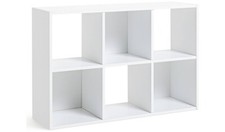 Squares 6 Cube Storage Unit - White