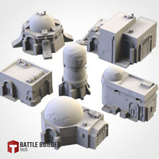Amazing Desert Buildings Terrain Legion Wars in the Stars Scenery Sci Fi Set 02