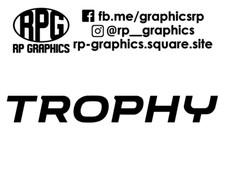 Pair of Trophy Stickers suitable for Renaultsport Megane Clio RS