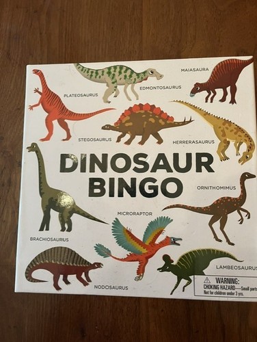 Dinosaur bingo board game - dinosaur,
