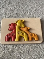 Plantoys Natural Giraffe
