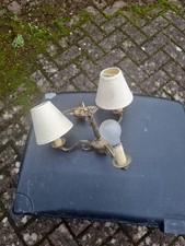 Brass 3-Branch Chandelier