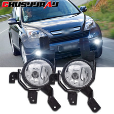 For Honda CR-V CRV 07-2009 2pcs Clear Fog Lights Front Bumper Lamps Bulbs UK