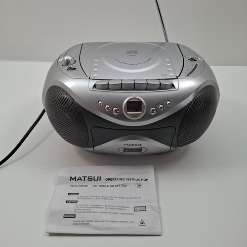 Matsui cd35 radio cassette - cd35,