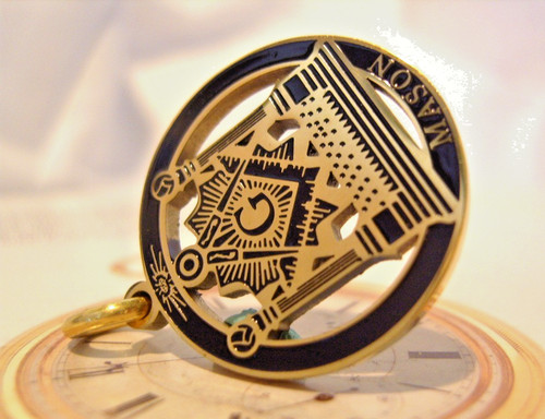 Masonic pocket watch chain - pocket,