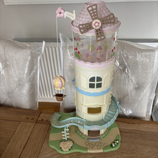 Sylvanian Families Primrose Baby Windmill & extension bathroom playroom  Bundle 