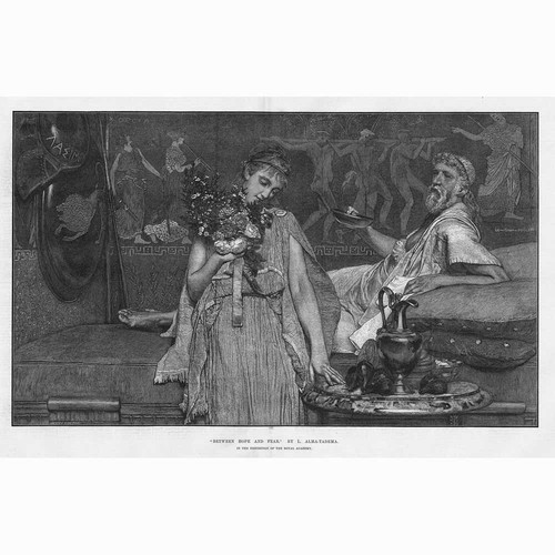 Lawrence alma tadema - alma-tadema, between