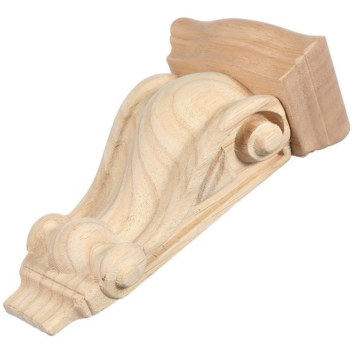 Large wooden corbels khaki - wooden,