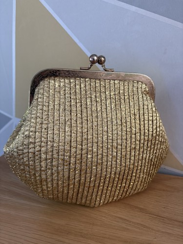 Vintage gold lurex 1960s - vintage,