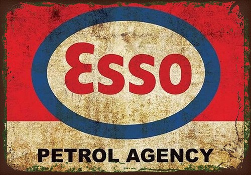 Esso retro metal sign - retro,
