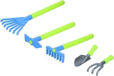 5pcs Kids Gardening Tool Set Children's Spade Rake Fork Garden Toy Gift Present