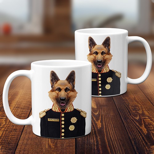 Personalised dog mug - mug,