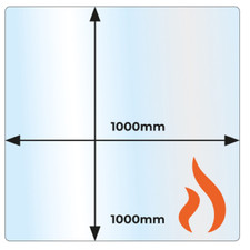 Glass Hearth Clear Fire
