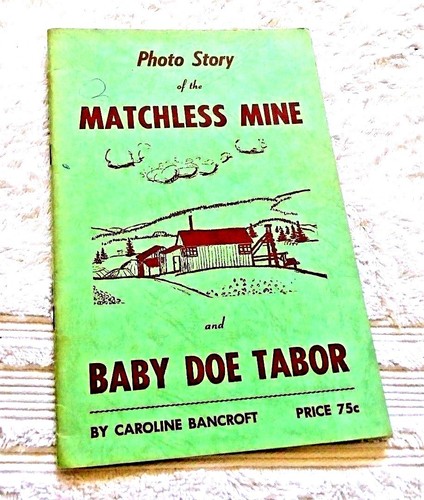 Vintage booklet matchless mine - booklet,