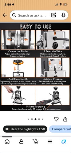 Manual wire stripping machine - manual,
