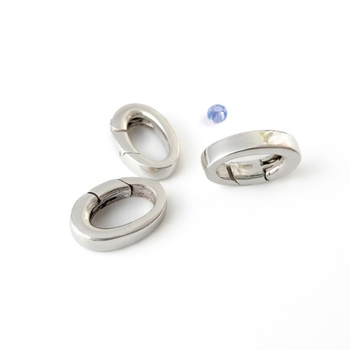 925 sterling silver - small, oval