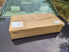 Black KEF S1 LSX II Floor Stands, Boxed In Good Condition