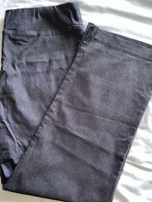 Mr Max Modern Stretch Tummy Control Pull On Trousers Grey Size UK 18       (C32)