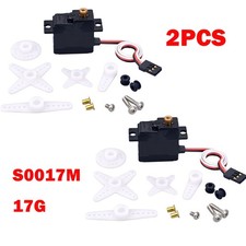 2Pc S0017M Micro Mini Servo Metal Gear 1.8KG Digital Servo For RC Plane Boat Car