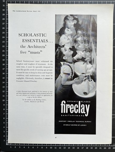Fireclay sanitary ware 1962 - sanitary,