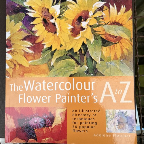 Watercolor flower painter a - watercolor, painter's